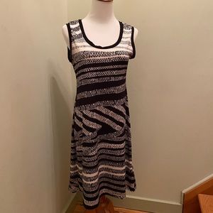 Sunny Leigh black & white pattern dress